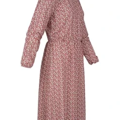 Styleboom Fashion Damen Choker Chiffon Midi Kleid Blumen Print Rot 6 Styleboom Fashion Damen Choker Chiffon Midi Kleid Blumen Print Rot -Diven Art Verkäufe 20036314 1