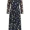Tom Tailor Damen Midi Mesh Langarm Kleid Blumen Print 2-lagig Navy Blau Gelb Grün 2 Tom Tailor Damen Midi Mesh Langarm Kleid Blumen Print 2-lagig Navy Blau Gelb Grün -Diven Art Verkäufe 20104836