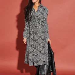 JACQUELINE DE YONG JDY By ONLY Damen Midi Longform Kleid Floraler Print Inkl Bindegürtel Weiss Schwarz 9 JACQUELINE DE YONG JDY By ONLY Damen Midi Longform Kleid Floraler Print Inkl Bindegürtel Weiss Schwarz -Diven Art Verkäufe 20110133 3