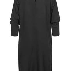 Tom Tailor Damen 3/4-Arm Mini Kleid Volantärmel Schwarz 7 Tom Tailor Damen 3/4-Arm Mini Kleid Volantärmel Schwarz -Diven Art Verkäufe 21010009 2