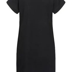 Cloud5ive Damen T-Shirt Kleid Woman Cup Print Schwarz -Diven Art Verkäufe 21046582 2