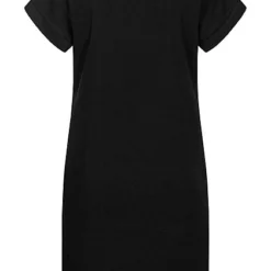 Styleboom Fashion Damen T-Shirt Kleid Woman Hat Print Schwarz 7 Styleboom Fashion Damen T-Shirt Kleid Woman Hat Print Schwarz -Diven Art Verkäufe 21046604 2