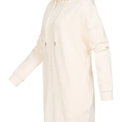 Urban Classics Damen Hoodie Sweat Pullover Kleid Kapuze Whitesand Weiss -Diven Art Verkäufe 21052389 1