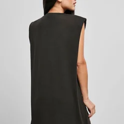 Urban Classics Damen Kurzes T-Shirt Kleid Mit Breiten Schulterpolstern Schwarz -Diven Art Verkäufe 21052390 2