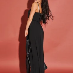 Vero Moda Damen NOOS Maxi Kleid Taillengummibund Schwarz 9 Vero Moda Damen NOOS Maxi Kleid Taillengummibund Schwarz -Diven Art Verkäufe 21063232 3