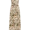 Styleboom Fashion Damen V-Neck Maxi Kleid Bindedetail Tropical Print Khaki Beige 2 Styleboom Fashion Damen V-Neck Maxi Kleid Bindedetail Tropical Print Khaki Beige -Diven Art Verkäufe 21066659