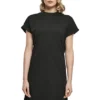Urban Classics Damen T-Shirt Kleid Schwarz -Diven Art Verkäufe 21073590