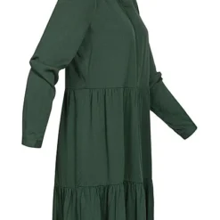 VILA Damen NOOS Langarm Viskose Blusenhemd Kleid Knopfleiste Dark Spruce Grün 7 VILA Damen NOOS Langarm Viskose Blusenhemd Kleid Knopfleiste Dark Spruce Grün -Diven Art Verkäufe 21083738 1