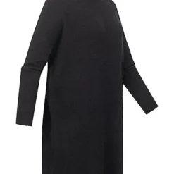VILA Damen NOOS Rollkragen Longform Strickpullover Kleid Schwarz 7 VILA Damen NOOS Rollkragen Longform Strickpullover Kleid Schwarz -Diven Art Verkäufe 21083807 1