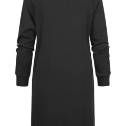 Clodus Damen Kleid Midi Longsleeve Schwarz -Diven Art Verkäufe 21102031 2