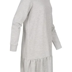 ONLY Damen NOOS Sweat Kleid Mit Ausgestellten Rock Hellgrau Melange -Diven Art Verkäufe 21110016 1