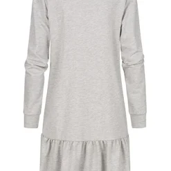 ONLY Damen NOOS Sweat Kleid Mit Ausgestellten Rock Hellgrau Melange -Diven Art Verkäufe 21110016 2