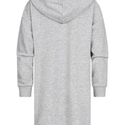 ONLY Kids Mädchen Sweat Kleid Mitr Kapuze Hell Grau Melange -Diven Art Verkäufe 21120618 2