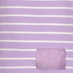 ONLY Kids Mädchen T-Shirt Kleid Zipper Hinten Streifen Muster Lila Weiss -Diven Art Verkäufe 22020411 3