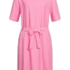 JACQUELINE DE YONG JDY By ONLY Damen NOOS T-Shirt Mini Kleid Inkl. Bindegürtel Fuchsia Pink -Diven Art Verkäufe 22020477