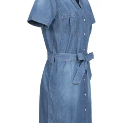 JACQUELINE DE YONG JDY By ONLY Damen Jeans Kleid 2 Brusttaschen Und Bindegürtel Medium Blau Denim 6 JACQUELINE DE YONG JDY By ONLY Damen Jeans Kleid 2 Brusttaschen Und Bindegürtel Medium Blau Denim -Diven Art Verkäufe 22020606 1