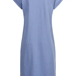 VILA Damen NOOS Midi Kleid Kurzarm Und Rundhals English Manor Blau -Diven Art Verkäufe 22020723 2