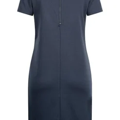 VILA Damen NOOS Kleid Kurzarm Und Zipper Hinten Dunkel Blau -Diven Art Verkäufe 22030028 2