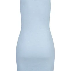 ONLY Damen Ribbed Mini Kleid Cashmere Hell Blau -Diven Art Verkäufe 22030194 2