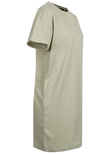 Vero Moda Damen NOOS Oversized T-Shirt Kleid Desert Sage Grün 4 Vero Moda Damen NOOS Oversized T-Shirt Kleid Desert Sage Grün – Bild 2
