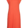 Vero Moda Damen Kleid Mit Rundhals Spicy Orange 1 Vero Moda Damen Kleid Mit Rundhals Spicy Orange -Diven Art Verkäufe 22030584