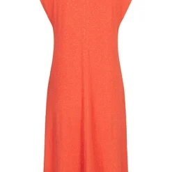 Vero Moda Damen Kleid Mit Rundhals Spicy Orange -Diven Art Verkäufe 22030584 2