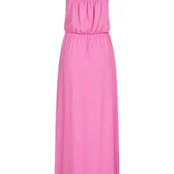 ONLY Damen Longform Viskose Kleid Mit Rundhals Super Pink -Diven Art Verkäufe 22040037 2