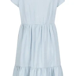 ONLY Damen Viskose Kleid Mit Flügelärmeln Und Volant V-Neck Cashmere Blau 7 ONLY Damen Viskose Kleid Mit Flügelärmeln Und Volant V-Neck Cashmere Blau -Diven Art Verkäufe 22040043 2