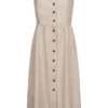 JACQUELINE DE YONG JDY By ONLY Damen Kurzes Leinen Kleid Mit Knopfleiste Oatmeal Beige 2 JACQUELINE DE YONG JDY By ONLY Damen Kurzes Leinen Kleid Mit Knopfleiste Oatmeal Beige -Diven Art Verkäufe 22040111