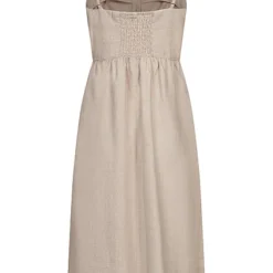 JACQUELINE DE YONG JDY By ONLY Damen Kurzes Leinen Kleid Mit Knopfleiste Oatmeal Beige -Diven Art Verkäufe 22040111 2