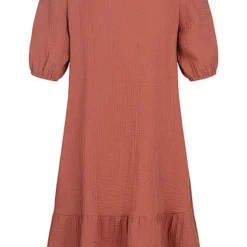 Vero Moda Damen Volant Kleid Mit V-Neck Marsala Rot -Diven Art Verkäufe 22040201 2