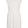 Vero Moda Damen NOOS Mini Kleid Mit Spitzenbesatz Und Rundhals Schnee Weiss -Diven Art Verkäufe 22040212