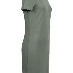 Vero Moda Damen NOOS Kleid Mit Frilldetails Rundhals Und Kurzarm Laurel Wreath Grün -Diven Art Verkäufe 22040215 1