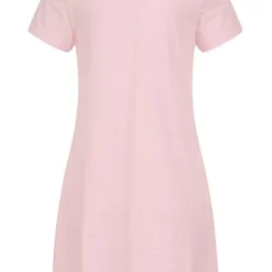 ONLY Damen Kurzarm Jersey Kleid Mit 2 Seitl. Taschen Parfait Pink Hell Rosa -Diven Art Verkäufe 22040343 2