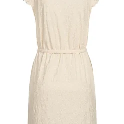 VILA Damen Kleid Mit Bindedetail Und Rüschen Birch Beige -Diven Art Verkäufe 22040484 2