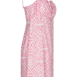 ONLY Damen Viskose Kleid Mit Bindedetail Und Rüschen Sachet Pink Rosa -Diven Art Verkäufe 22040518 1
