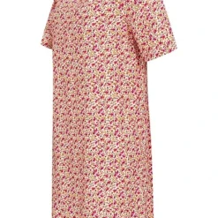 ONLY Damen Viskose T-Shirt Kleid Mit Floralem Print & Geradem Schnitt Fuchsia Lila 6 ONLY Damen Viskose T-Shirt Kleid Mit Floralem Print & Geradem Schnitt Fuchsia Lila -Diven Art Verkäufe 22040715 1