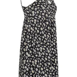 ONLY Damen Viskose Kleid Mit All Over Blumenprint Schwarz -Diven Art Verkäufe 22040795 1