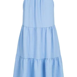 Cloud5ive Damen Volant Kleid Neckholder Zum Binden Baby Blau -Diven Art Verkäufe 22046256 2