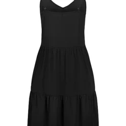 JACQUELINE DE YONG JDY By ONLY Damen Kleid Mit V-Neck Und Volant Schwarz -Diven Art Verkäufe 22050002 2