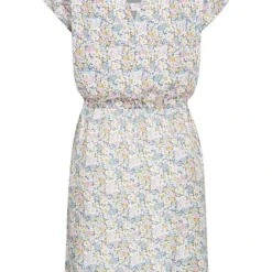 ONLY Damen Viskose Kleid Mit AOP Blumen Bindegürtel & Rückenausschnitt Coronet Blau 7 ONLY Damen Viskose Kleid Mit AOP Blumen Bindegürtel & Rückenausschnitt Coronet Blau -Diven Art Verkäufe 22050076 2