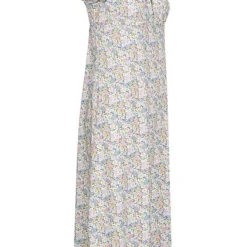 ONLY Damen Midi Viskose Kleid AOP Blumen Muster Coronet Blau Multicolor -Diven Art Verkäufe 22050080 1