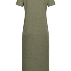 VILA Damen Midi Kurzarm Kleid Four Leaf Clover Oliv -Diven Art Verkäufe 22050220 2