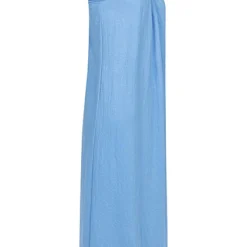 ONLY Damen Viskose Longform Kleid Strukturmuster All Aboard Blau -Diven Art Verkäufe 22050256 1