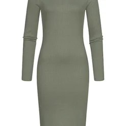 Aware By Vero Moda Damen NOOS Kleid Langarm Mit Rundhals Laurel Wreath Grün -Diven Art Verkäufe 22080014 2