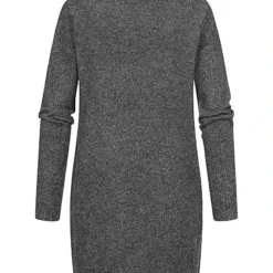 Vero Moda Damen NOOS Kleid Strickkleid Langarm Rollkragen Schwarz Melange -Diven Art Verkäufe 22090000 2