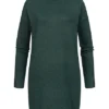 Vero Moda Damen NOOS Kleid Strickkleid Langarm Rollkragen Pine Grove Dunkel Grün Melange -Diven Art Verkäufe 22090003