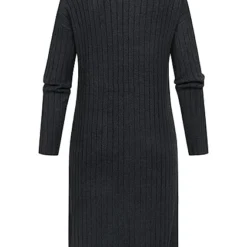 Vero Moda Damen Maxi Kleid Langarm M. High-Neck Rundhals Schwarz -Diven Art Verkäufe 22090005 2