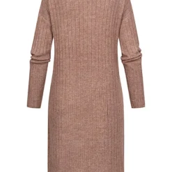 Vero Moda Damen Maxi Kleid Langarm M. High-Neck Rundhals Aztec Braun -Diven Art Verkäufe 22090006 2