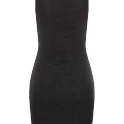 Cloud5ive Damen Viskose Kleid Ärmellos Mit Rundhals Schwarz -Diven Art Verkäufe 22106494 2